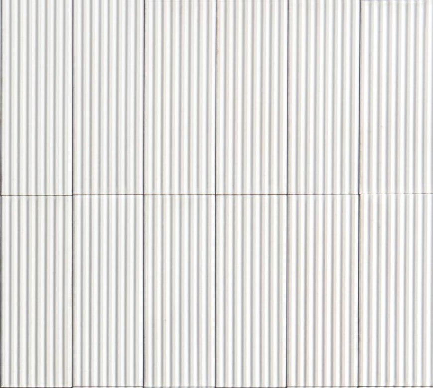 Marazzi Rice Bianco Strutt Pleat 3D Lux 7.5x20