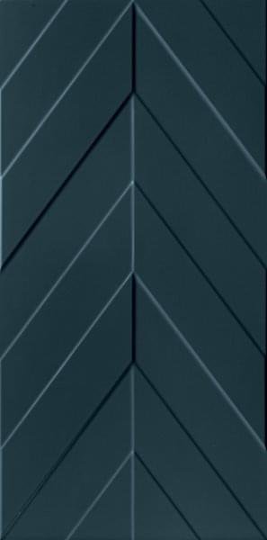 Marca Corona 4D Chevron Deep Blue Matt Rett 40x80