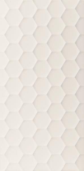 Marca Corona 4D Hexagon White Decor 40x80