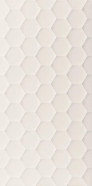 Marca Corona 4D Hexagon White Matt 40x80