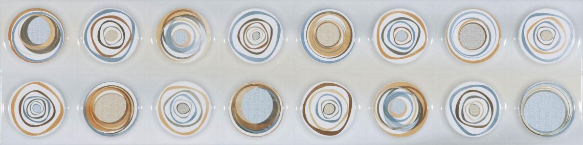 Mayolica Iris Decor Circles 20x80