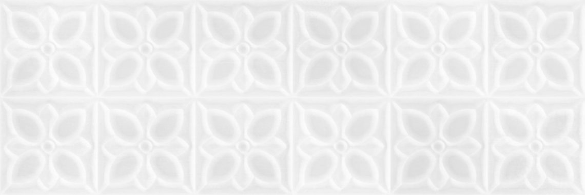 Meissen Lissabon White Squares Structure 25x75