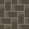 Micro Microtiles Herringbone Glaze Coffee 40.2x40.2