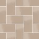 Micro Microtiles Herringbone Glaze Terracotta 40.2x40.2