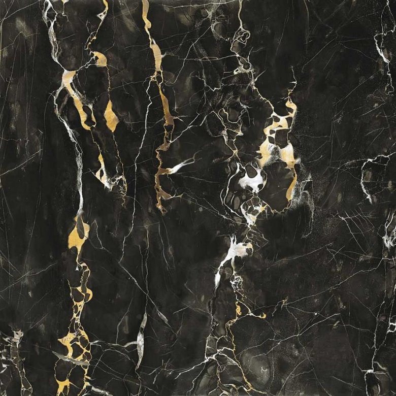 Mirage Jewels Black Gold Luc Sq 60x60