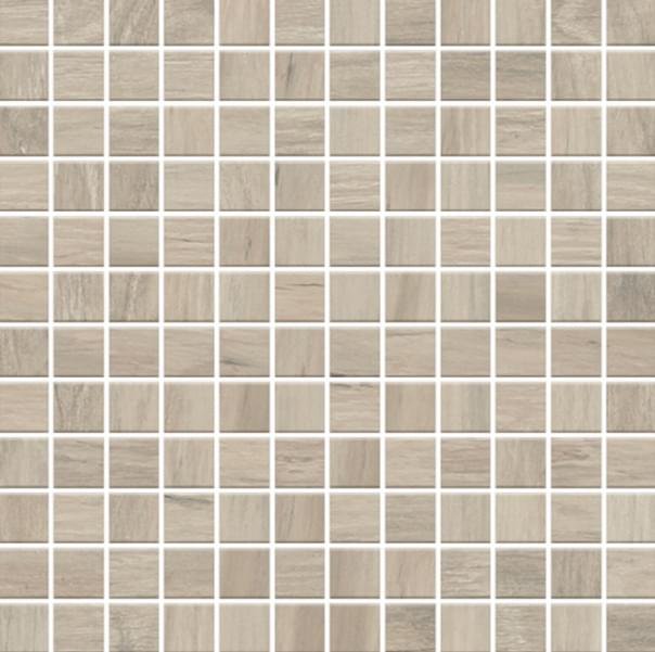 Monocibec Charm Walnut Mosaico 2.5x2.5 Su Rete 30x30