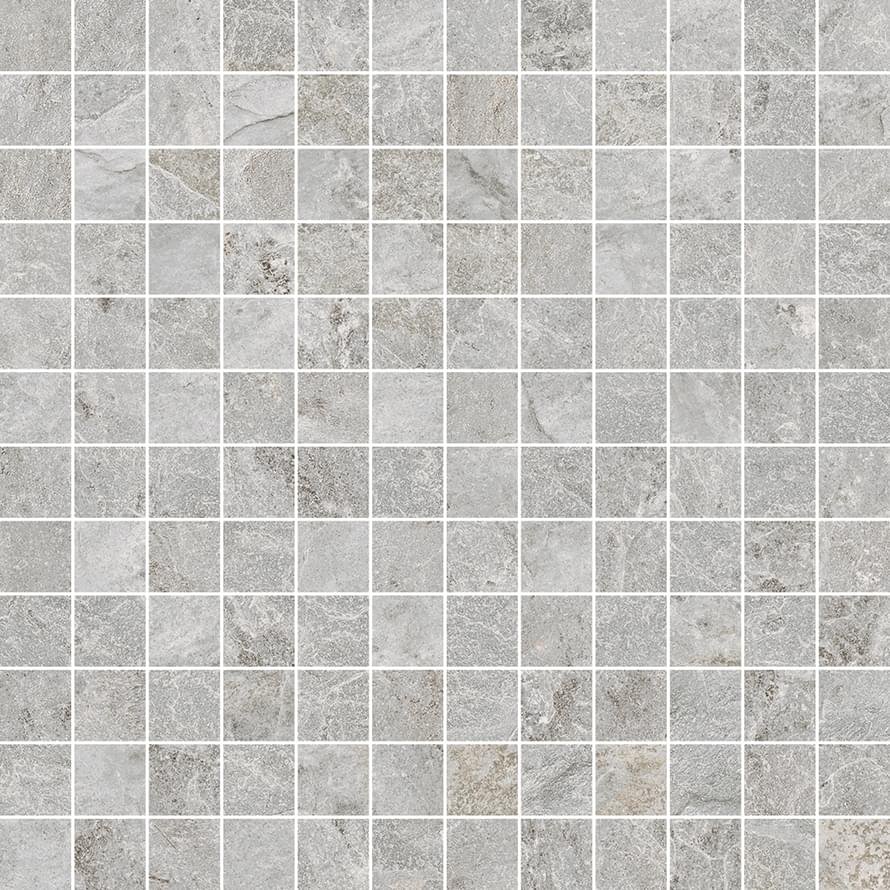 Monocibec Dolomite Moon Mosaico 2.5x2.5 Su Rete 30x30