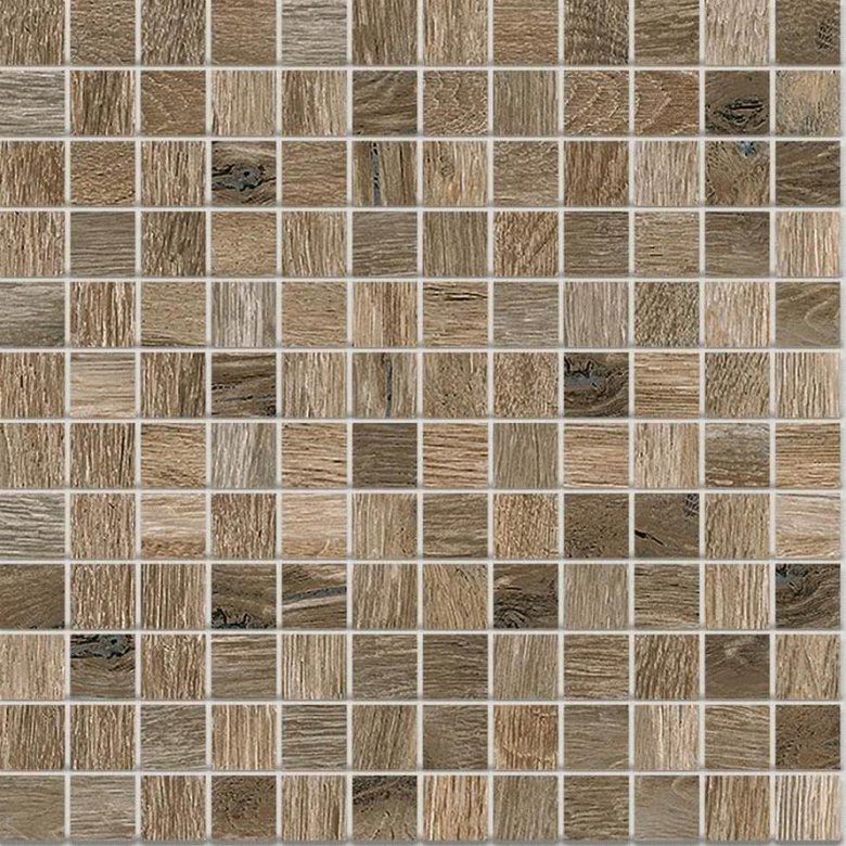 Monocibec Woodtime Iroko Mosaico Grip Su Rete 30x30