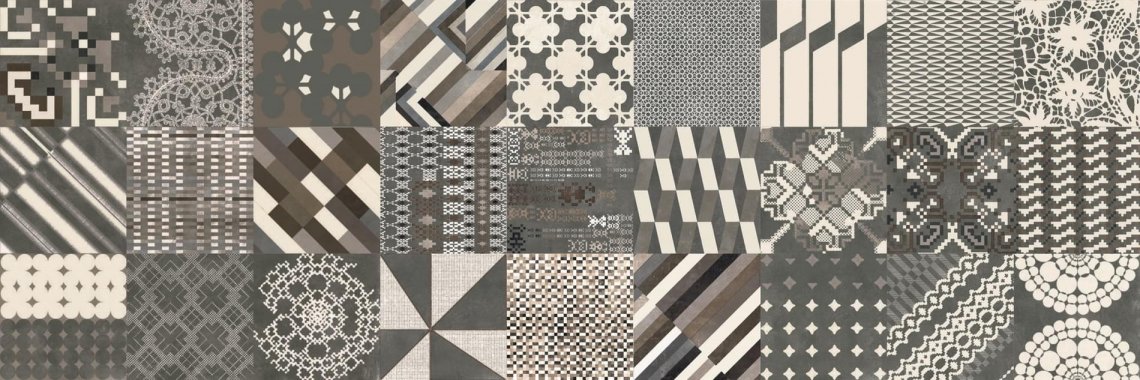 Mutina Azulej Combination Nero 20x20