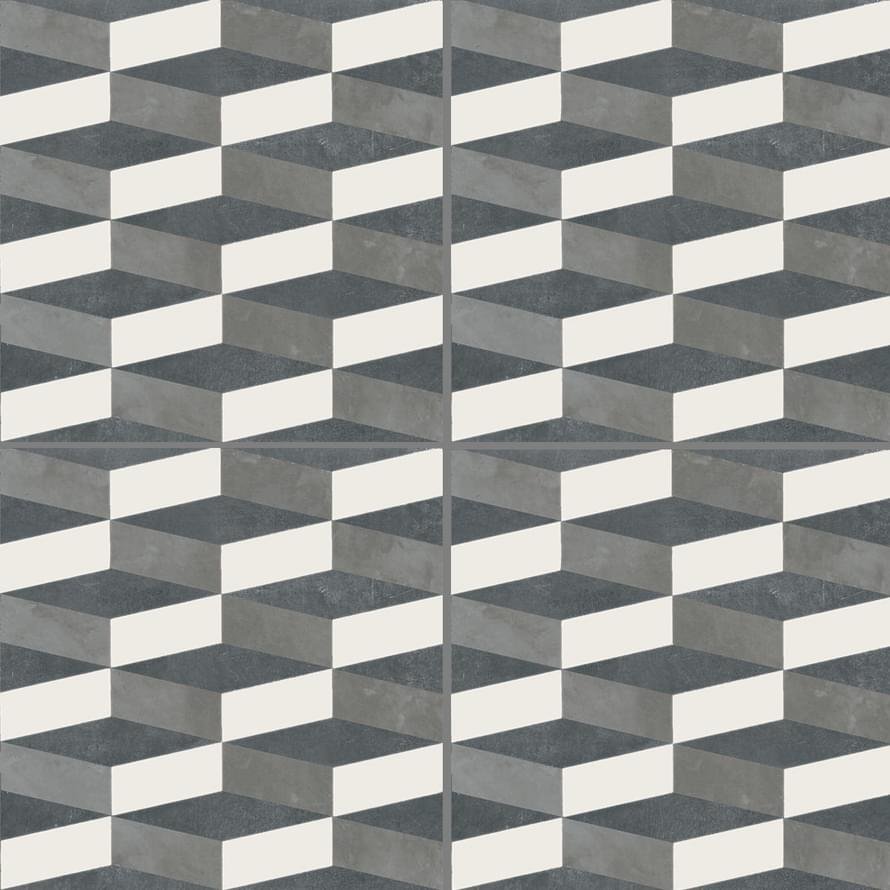 Mutina Azulej Cubo Nero 20x20