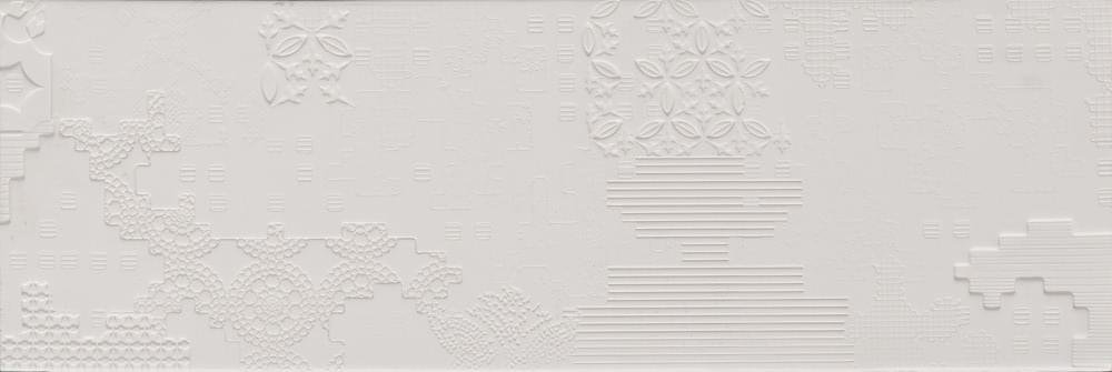 Mutina Bas-Relief Patchwork Relief Bianco 18x54