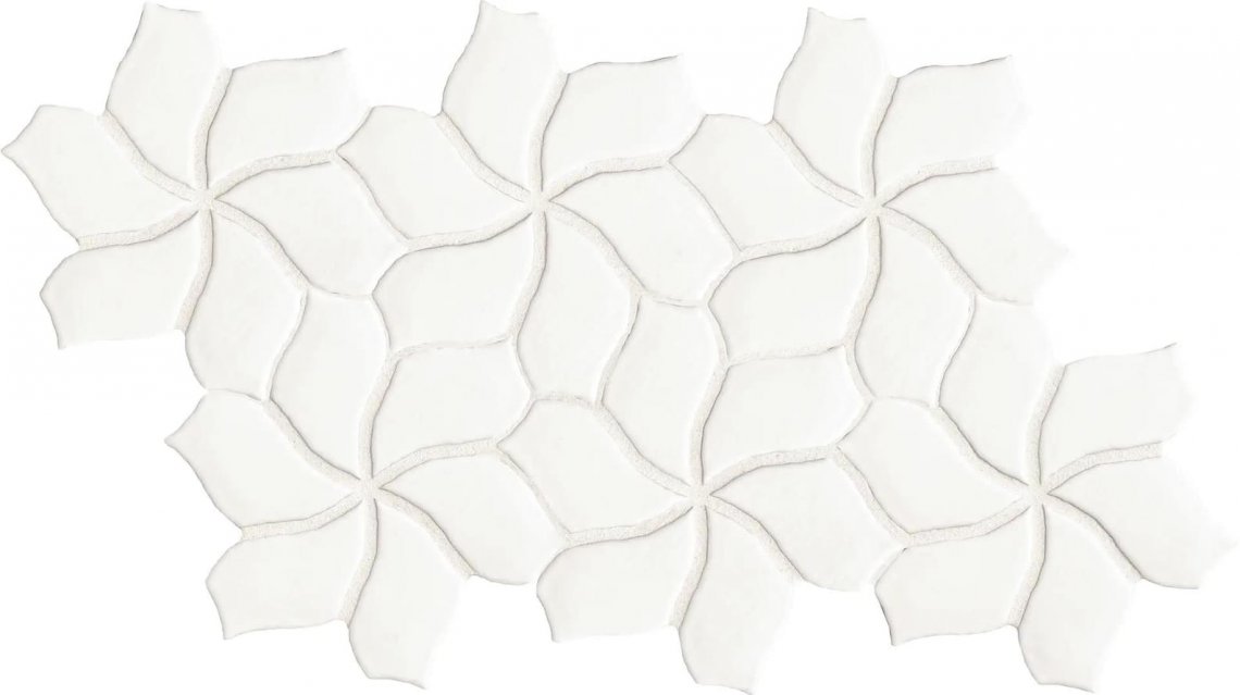 Mutina Botanica Flower White Matt 23.1x40.3