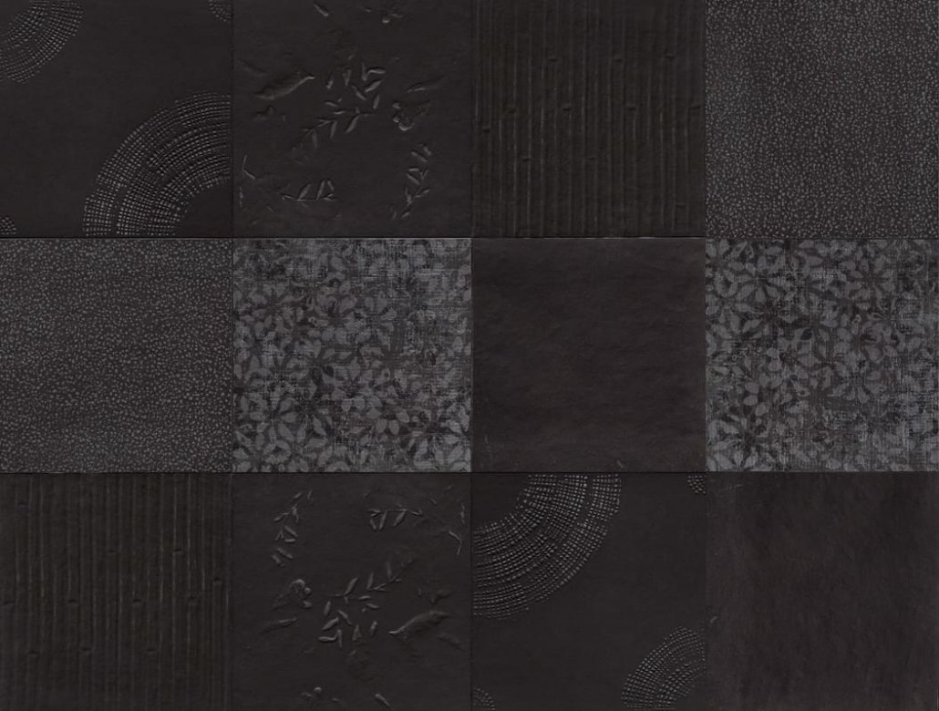 Mutina Chymia Mix 1 Black 30x30