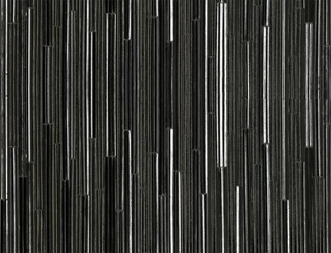 Mutina Phenomenon Mosaico Rain A Nero Glossy 25x30