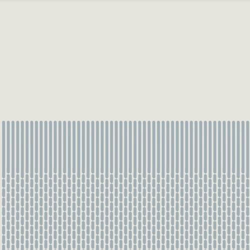 Mutina Tape Grainy Half Blue 20.5x20.5