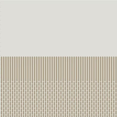 Mutina Tape Grainy Half Brown 20.5x20.5