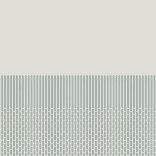 Mutina Tape Grainy Half Green 20.5x20.5