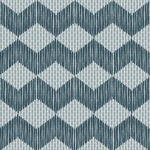 Mutina Tape Zigzag Blue 20.5x20.5