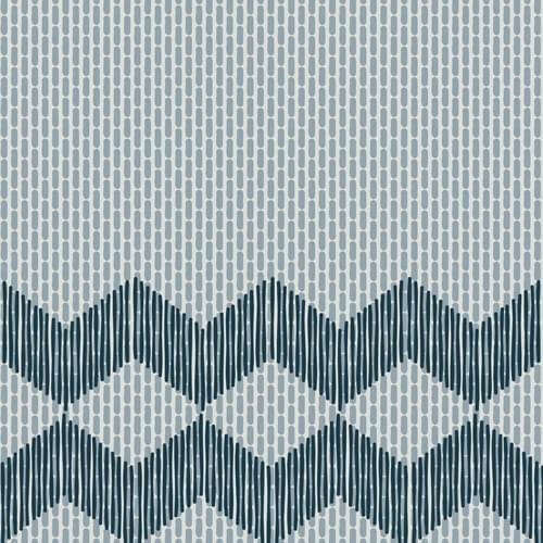 Mutina Tape Zigzag Half Blue 20.5x20.5