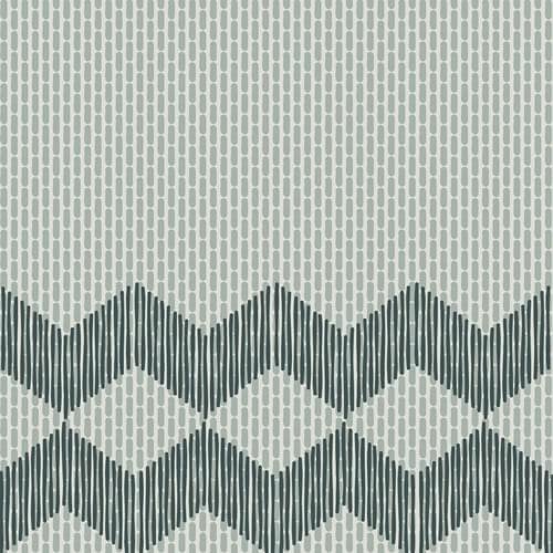 Mutina Tape Zigzag Half Green 20.5x20.5