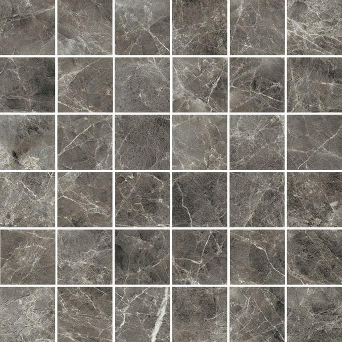 Novabell Imperial Michelangelo Mosaico 5X5 Levigato Grigio Visone 30x30