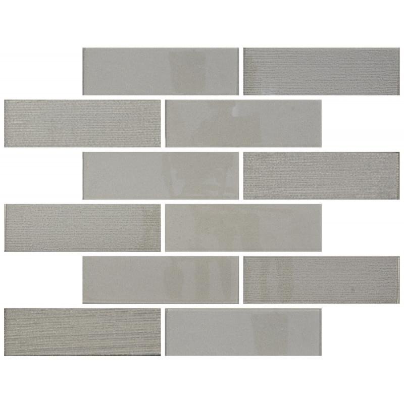 Onix Mosaico Crystalglass Loft Grey 30x30