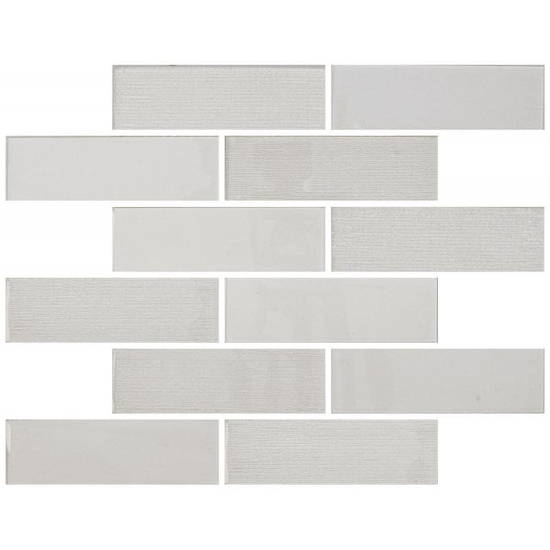 Onix Mosaico Crystalglass Loft White 30x30