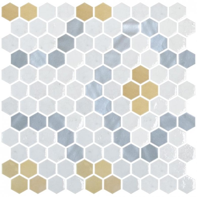 Onix Mosaico Hex Geo Patterns 5 30.1x29