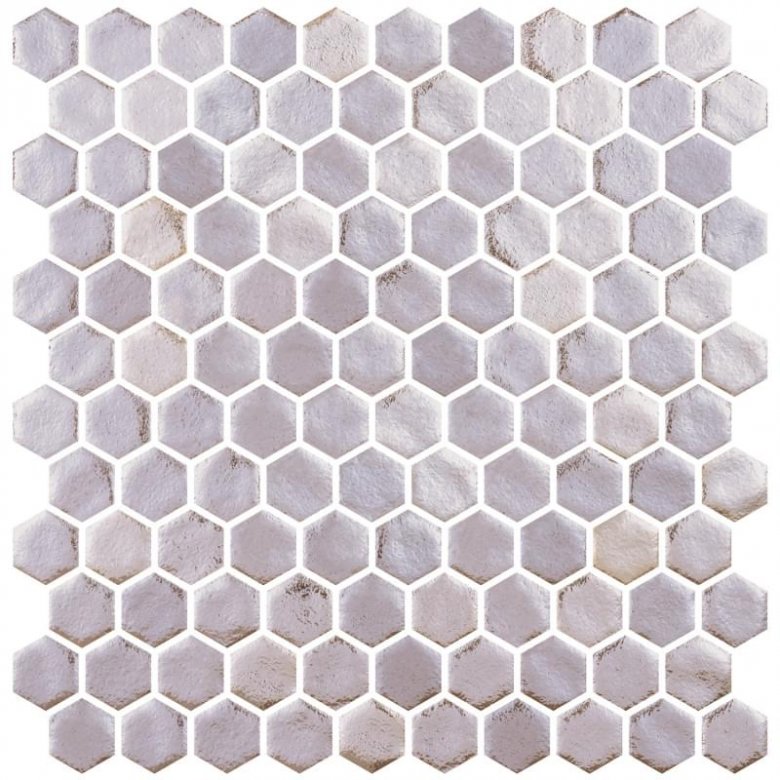 Onix Mosaico Hex Natureglass New Argent 29x30.1