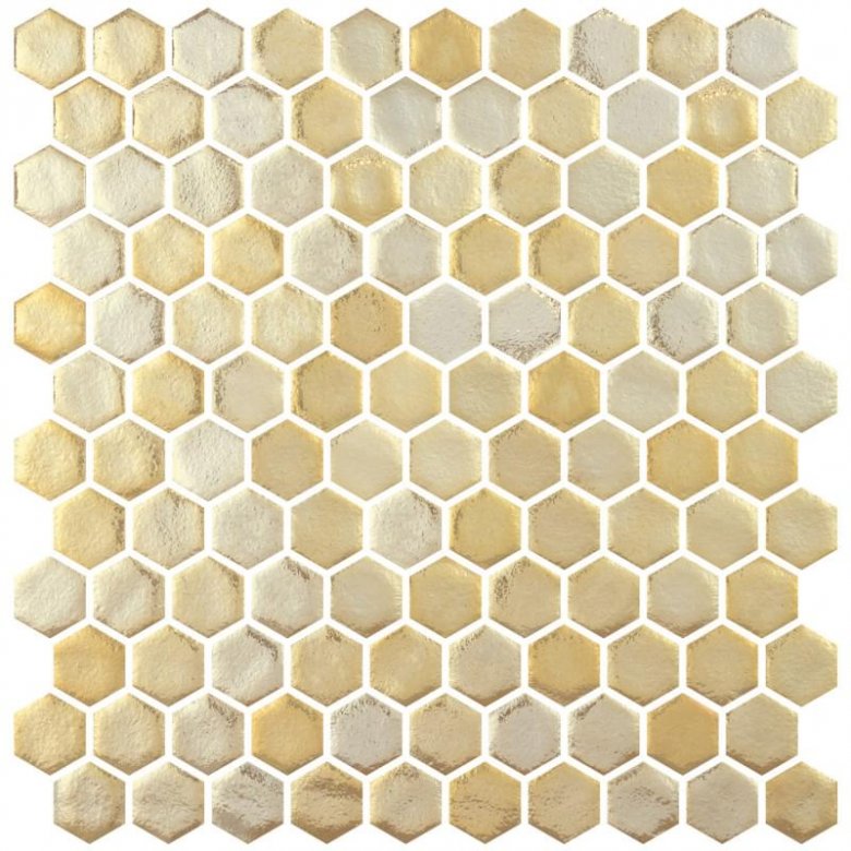 Onix Mosaico Hex Natureglass New Golden 29x30.1