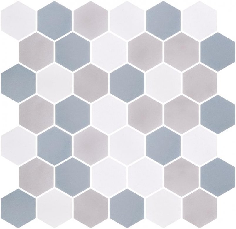 Onix Mosaico Hex Stoneblends Xl Sky 28.4x28.6