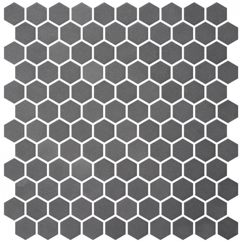 Onix Mosaico Hex Stoneglass Grey 30.1x29