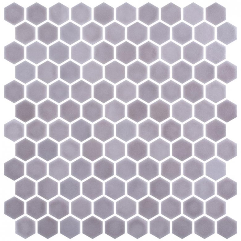 Onix Mosaico Hex Stoneglass Light Brun 30.1x29