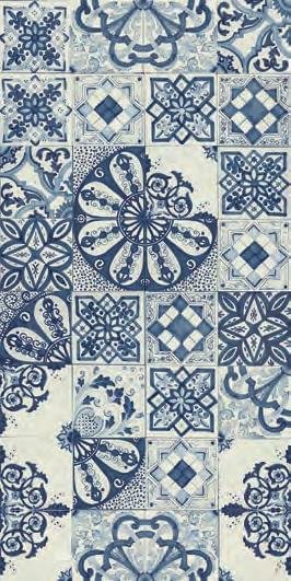 Ornamenta Mini Operae Majolica Blue 60x120