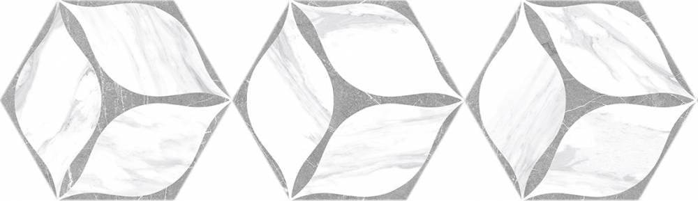 Oset Corola HEX Grey 20x24