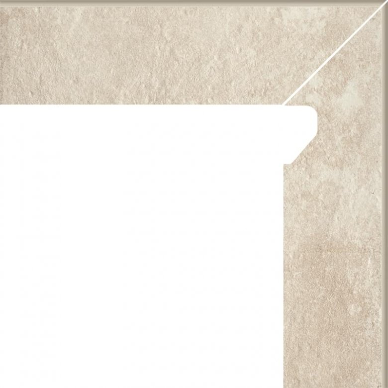 Paradyz Scandiano Beige Cokol Prawy 2-Elementowy 8.1x30