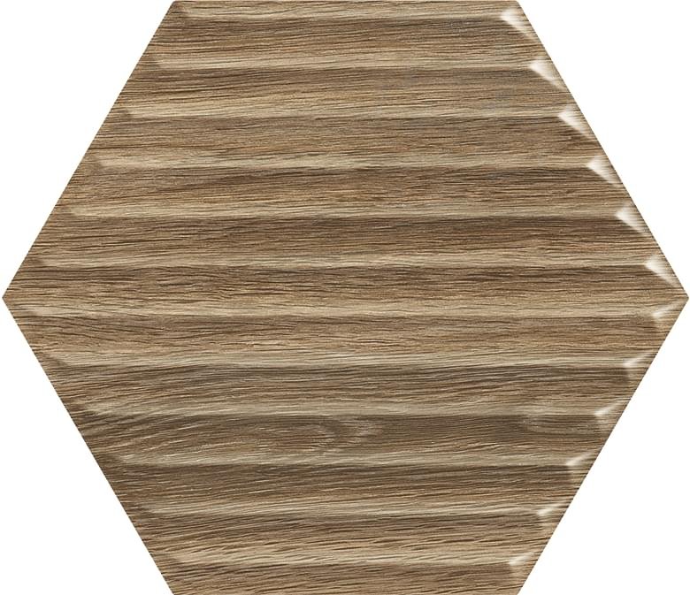 Paradyz Woodskin Wood Heksagon Struktura B 19.8x17.1