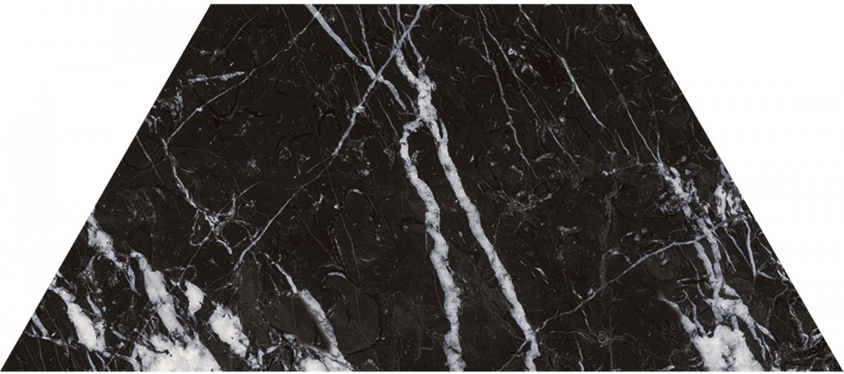 Peronda Museum Marquina Trapecio Black Nat 34.5x15