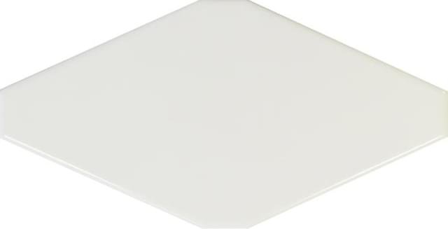 Petracers Capitonne Rombo Liscio Bianco 10x20