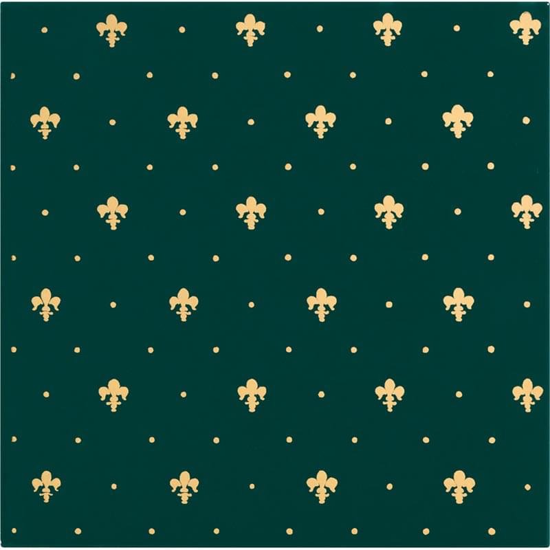 Petracers Grand Elegance Gold Giglio Oro Su Verde 20x20