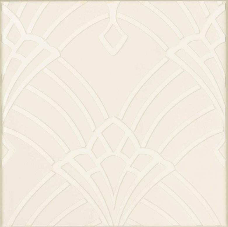 Petracers Grand Elegance Rubino Deco Avorio Lustro Cromo 20x20