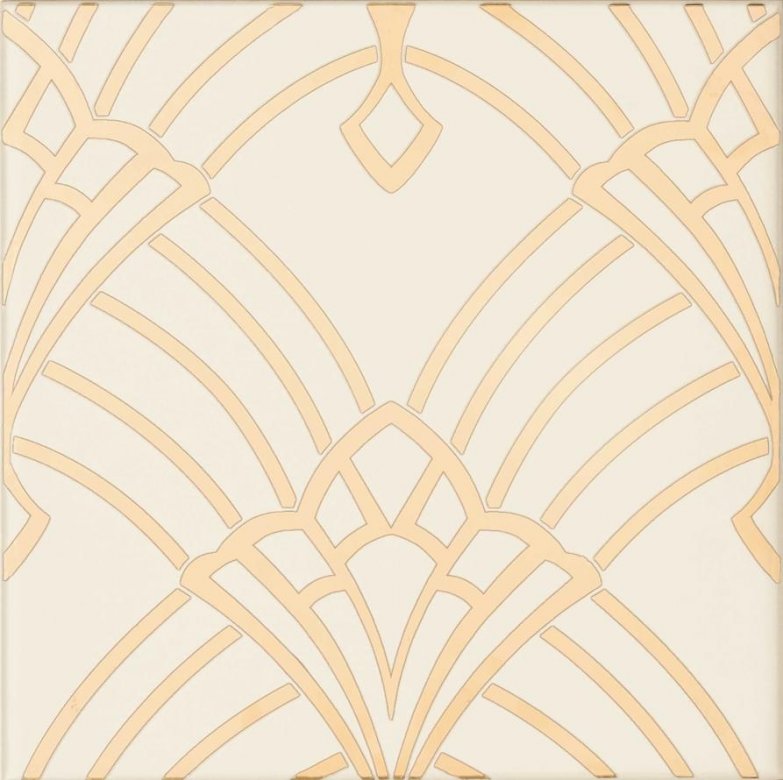 Petracers Grand Elegance Rubino Deco Avorio Oro Cromo 20x20