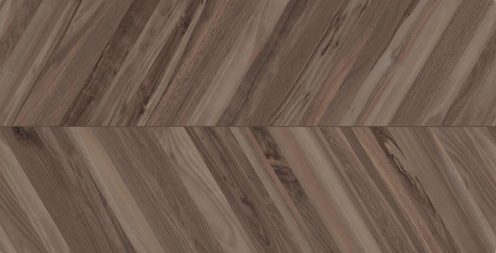 Piemme Ceramiche Fleur De Bois Chevron Chocolat 60x120