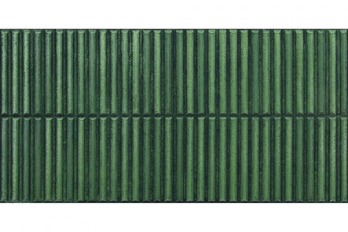 Piemme Ceramiche Homey Stripes Green Glossy 30x60