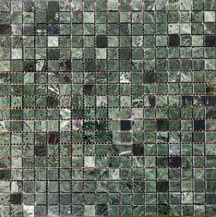 Pixel Mosaic Мрамор Spider Green 30.5x30.5