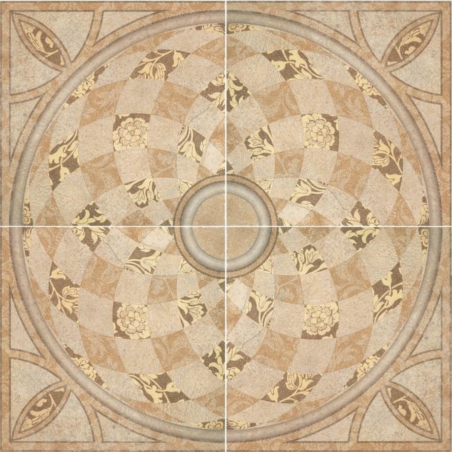 Porcelanite Dos 5000 Roseton Beige 100x100