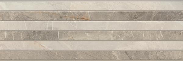 Porcelanite Dos 9520 Rect Gris Relieve 30x90