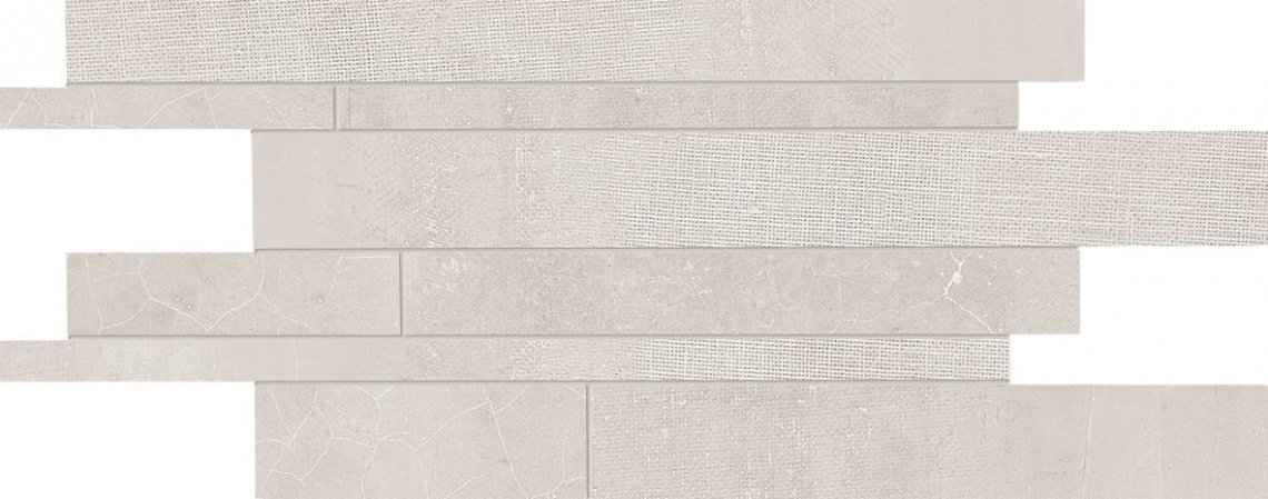 Provenza Gesso Listelli Sfalsati Natural White 30x60