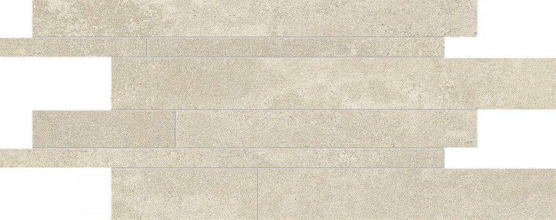 Provenza Re-Play Concrete Listelli Sfalsati Recupero Sand 30x60