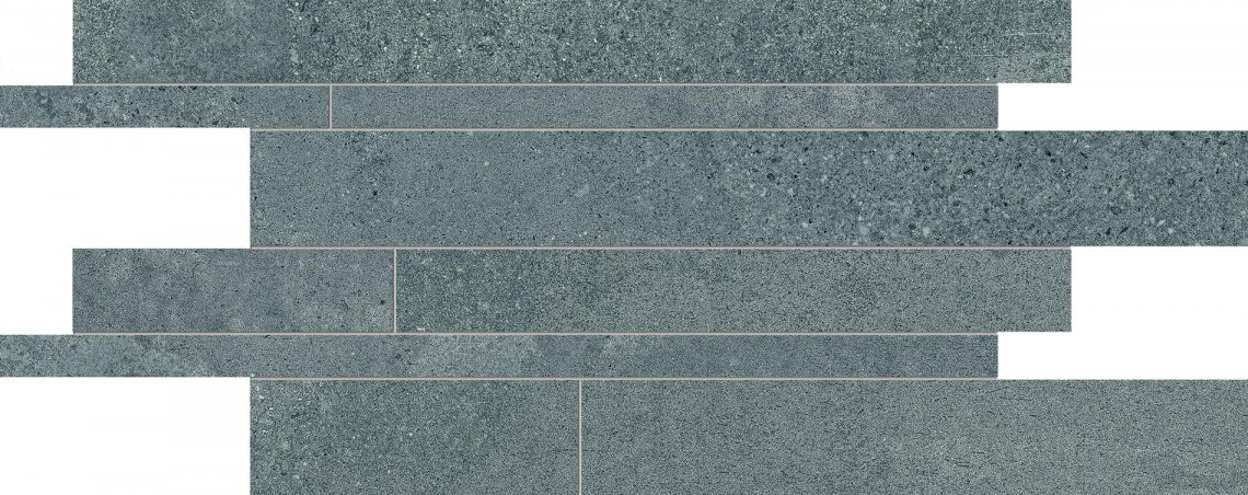 Provenza Re-Play Concrete Listelli Sfalsati Recupero Verdigris 30x60